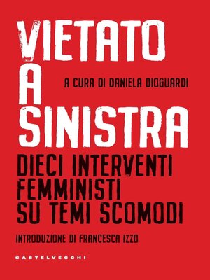 cover image of Vietato a sinistra